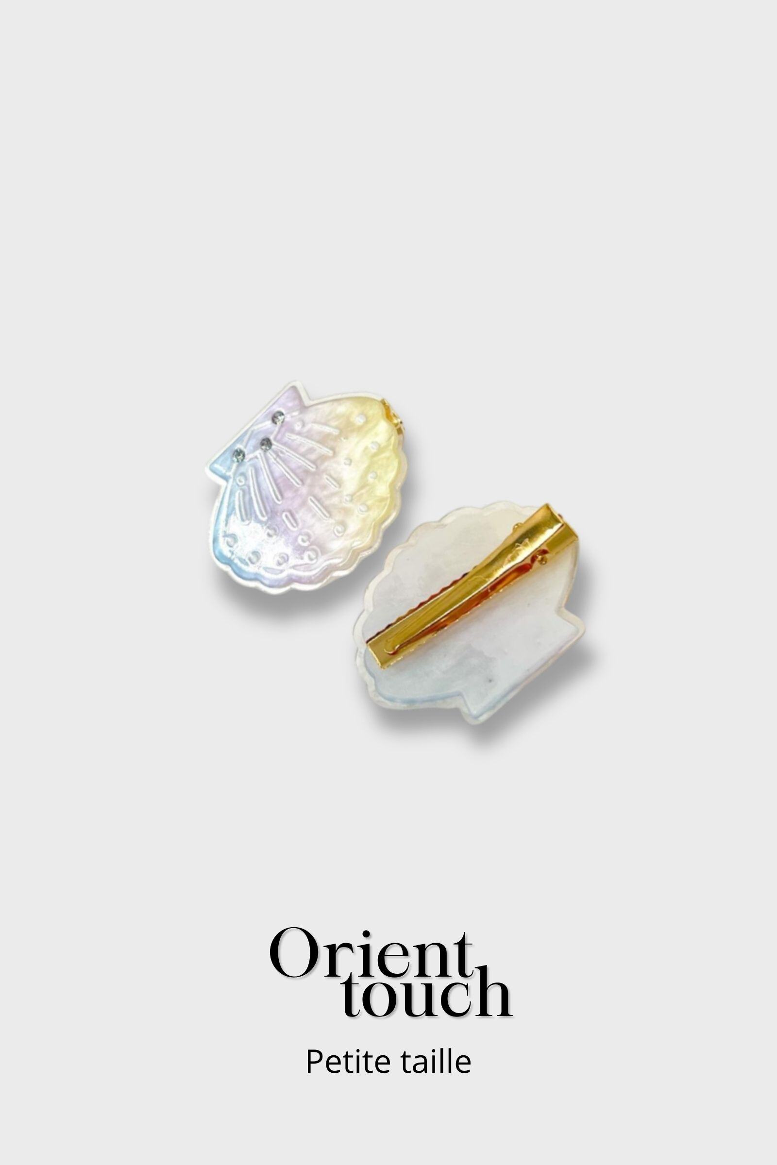 Wholesaler ORIENT TOUCH - ACETATE SHELL HAIR CLIP