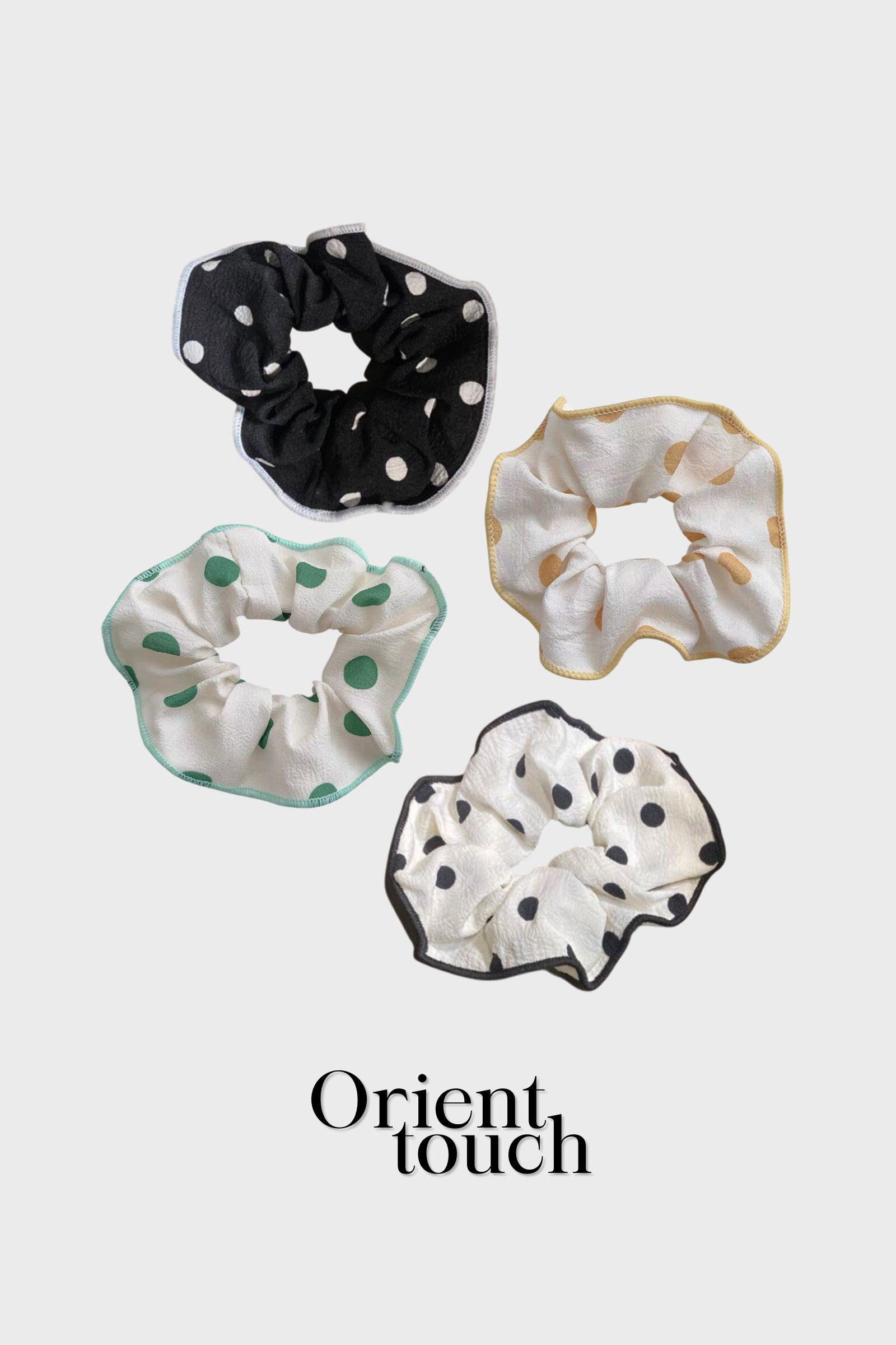 Wholesaler ORIENT TOUCH - LITTLE PEA SCRUNCHIE