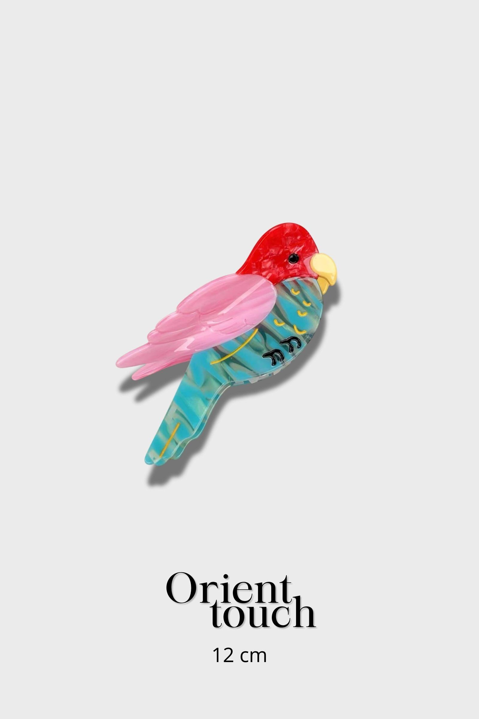 Wholesaler ORIENT TOUCH - 12CM ACETATE BIRD HAIR CLIP