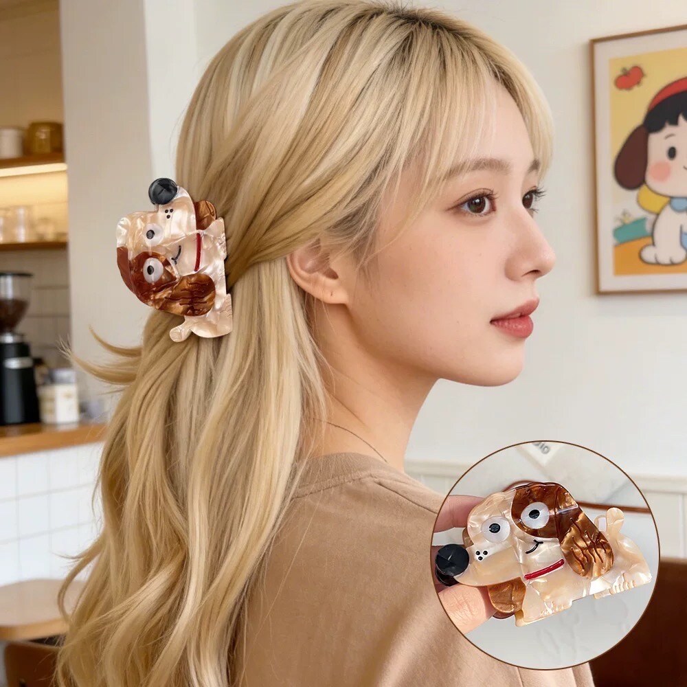 Wholesaler ORIENT TOUCH - 9CM ACETATE DOG HAIR CLIP