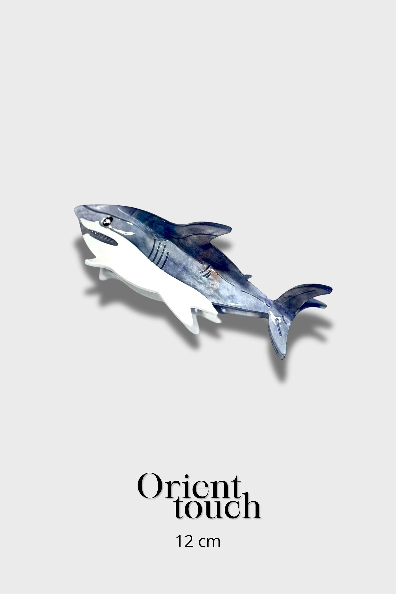 Wholesaler ORIENT TOUCH - 12CM ACETATE SHARK CLIP