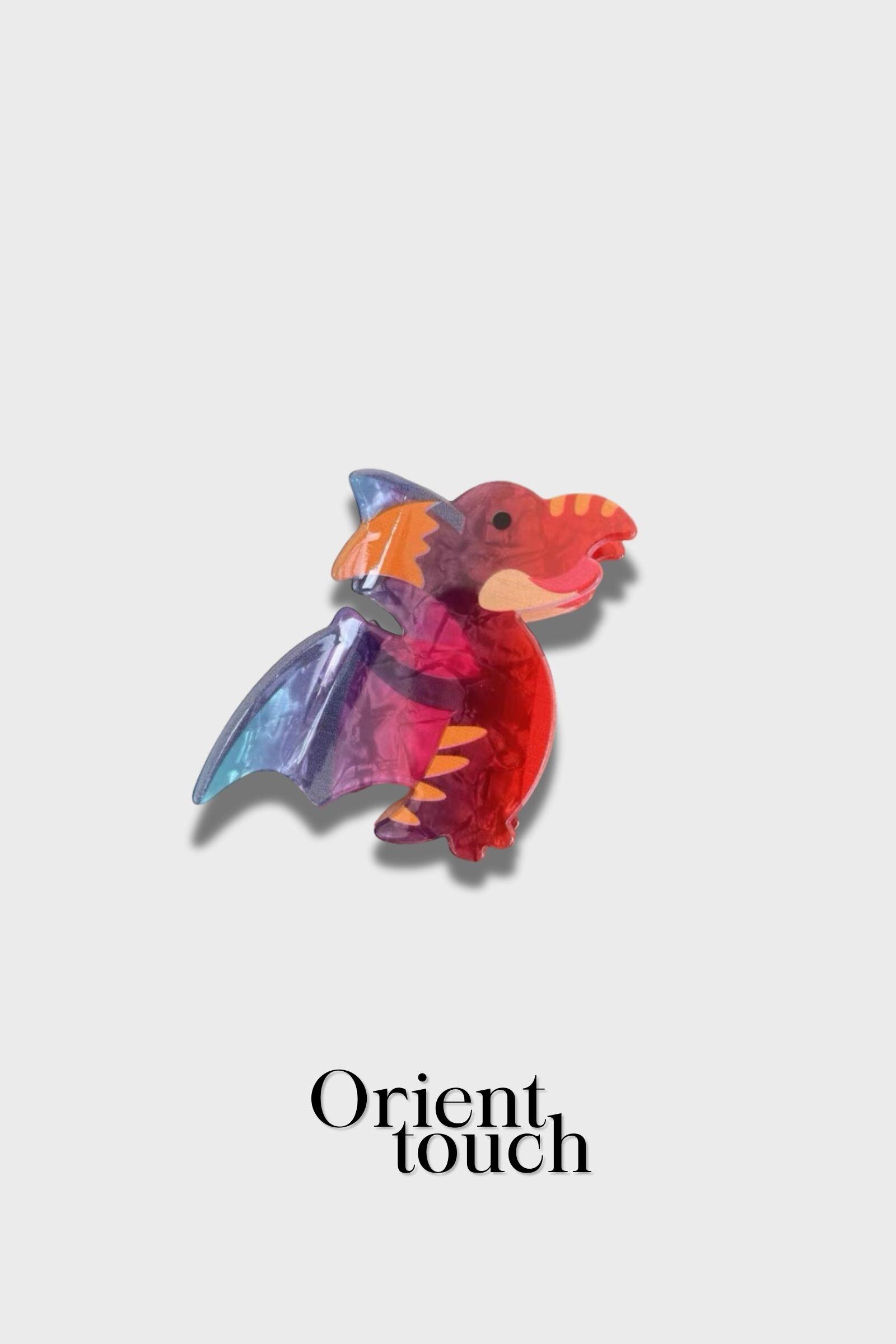 Wholesaler ORIENT TOUCH - ACETATE DINOSAUR CLIP