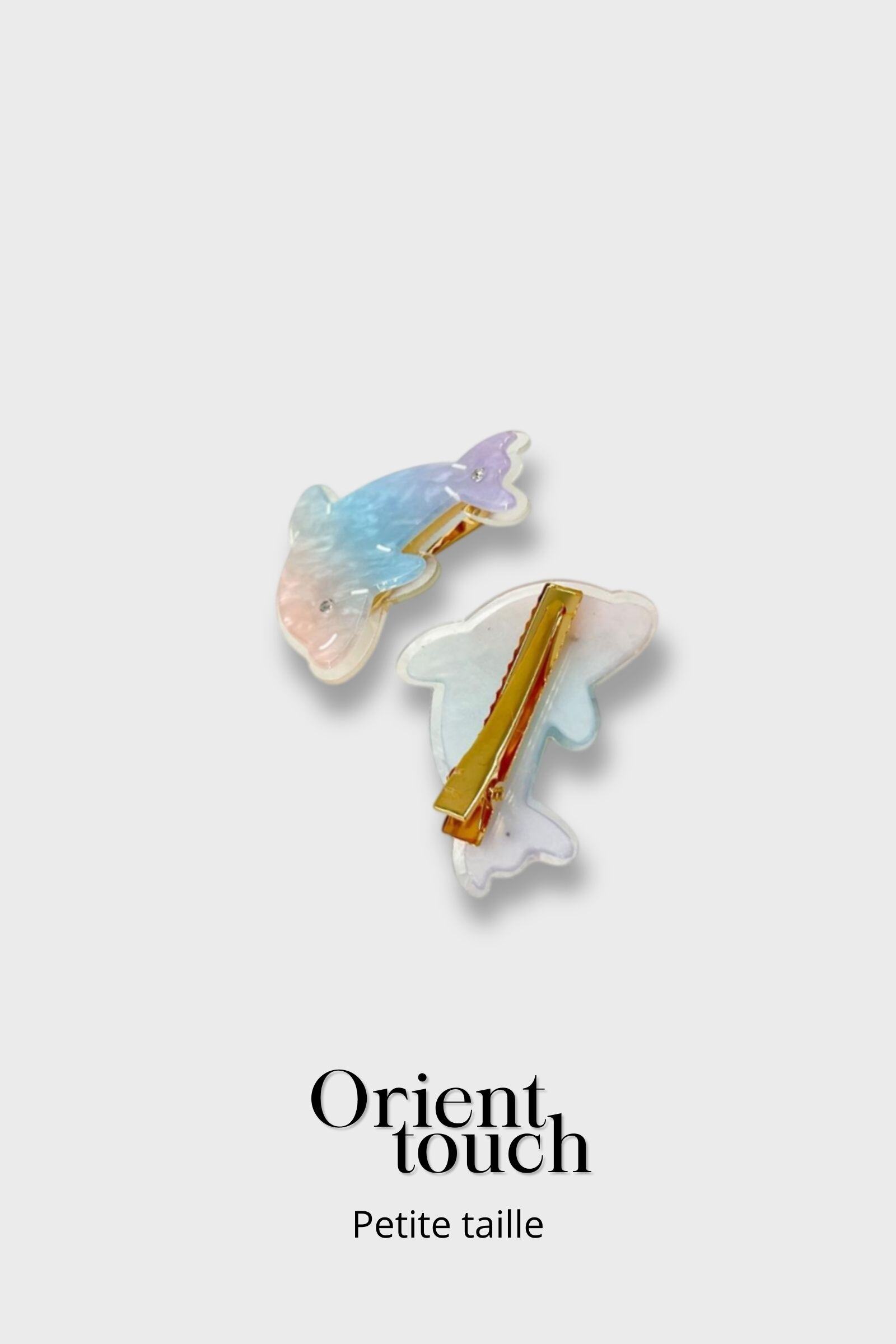 Wholesaler ORIENT TOUCH - DOLPHIN ACETATE HAIR CLIP