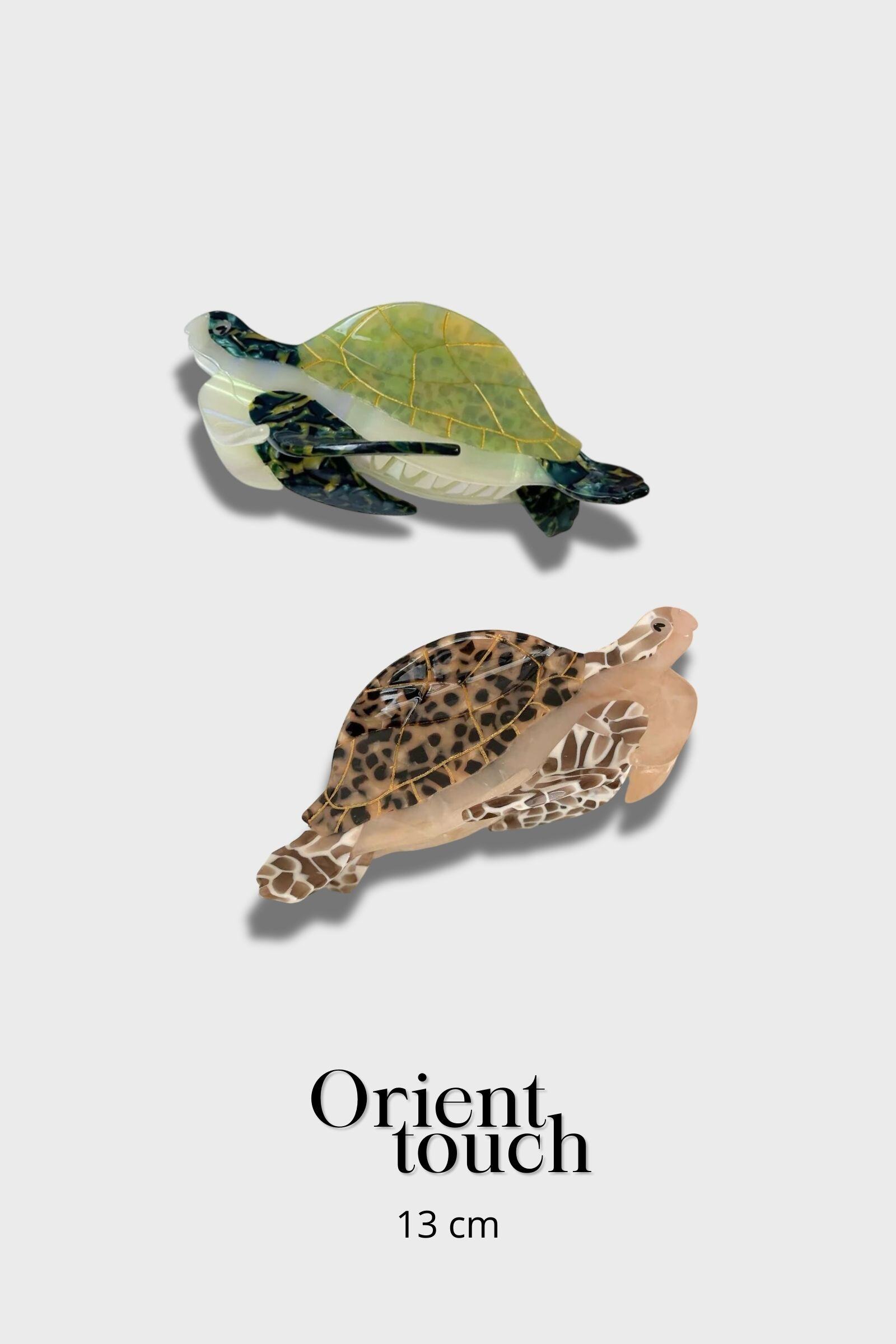 Wholesaler ORIENT TOUCH - 13CM ACETATE TORTOISE HAIR CLIP