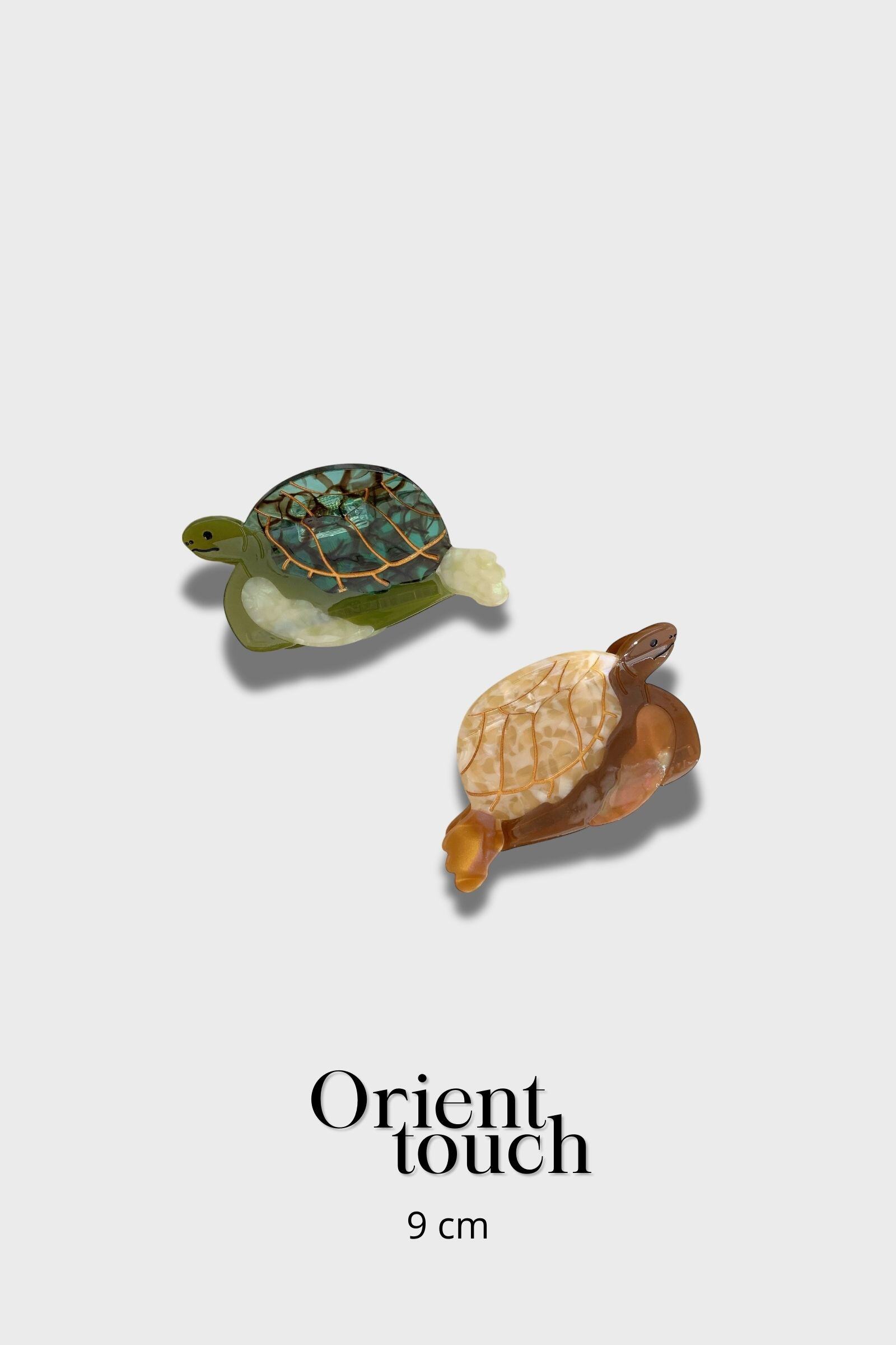Wholesaler ORIENT TOUCH - 9CM ACETATE TORTOISE HAIR CLIP