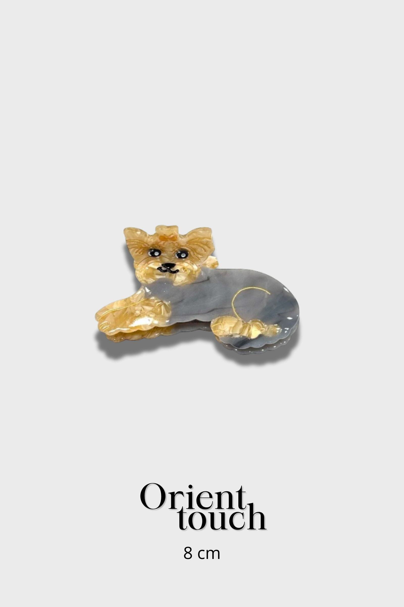 Wholesaler ORIENT TOUCH - 8CM ACETATE DOG HAIR CLIP