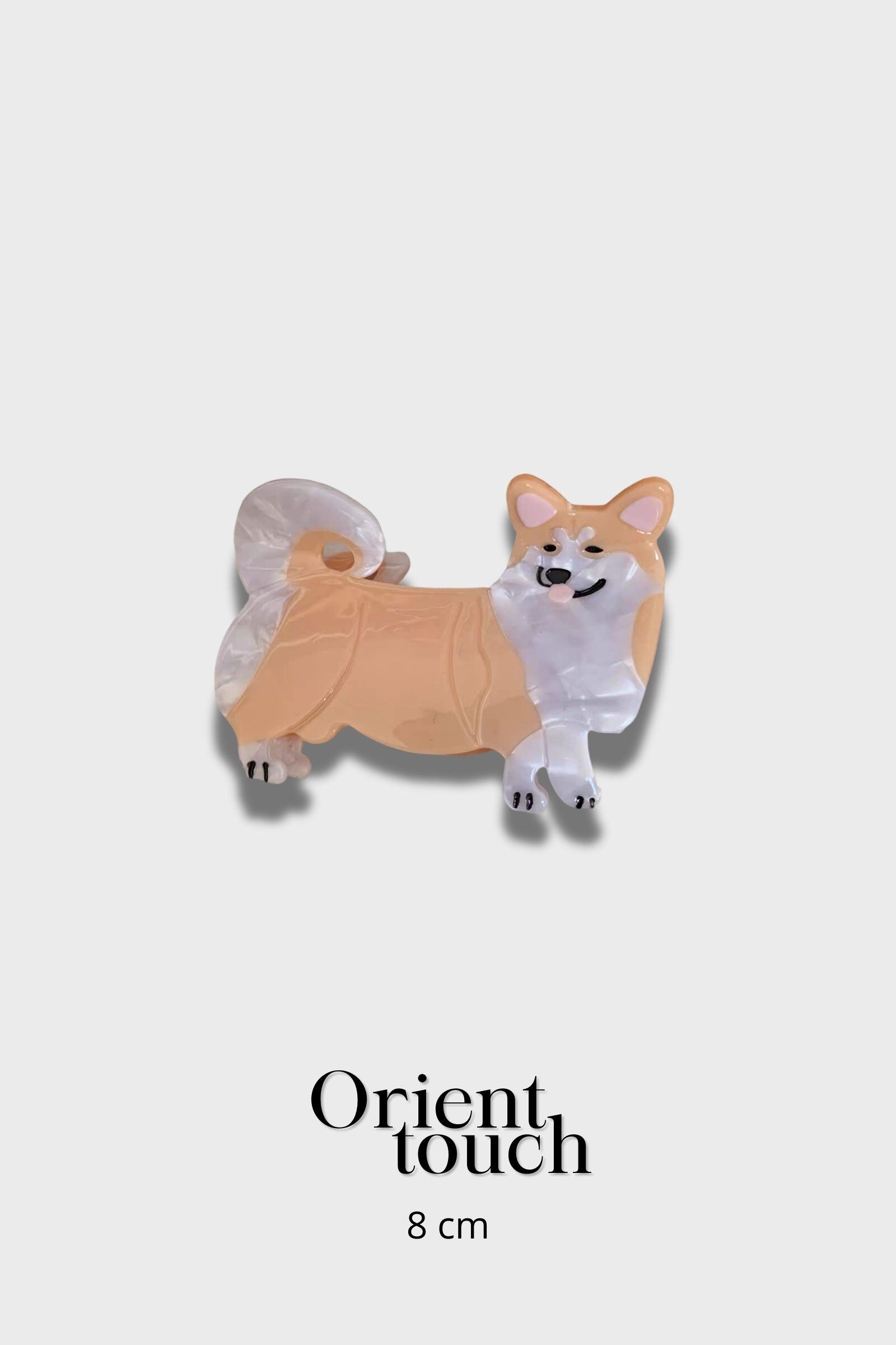 Wholesaler ORIENT TOUCH - 8CM ACETATE DOG HAIR CLIP