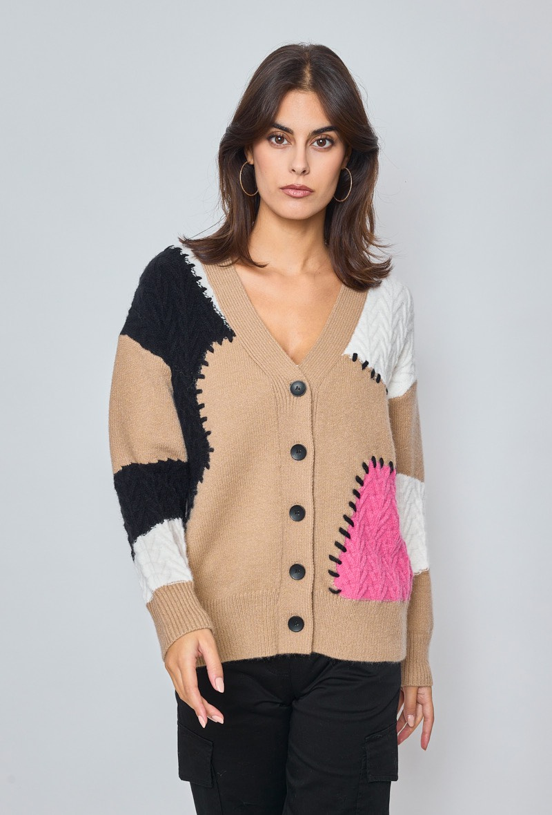 Wholesaler Orlinn - Patchwork cardigan
