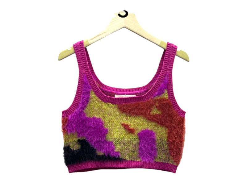 Wholesaler Orlinn - Fluffy camo crop top