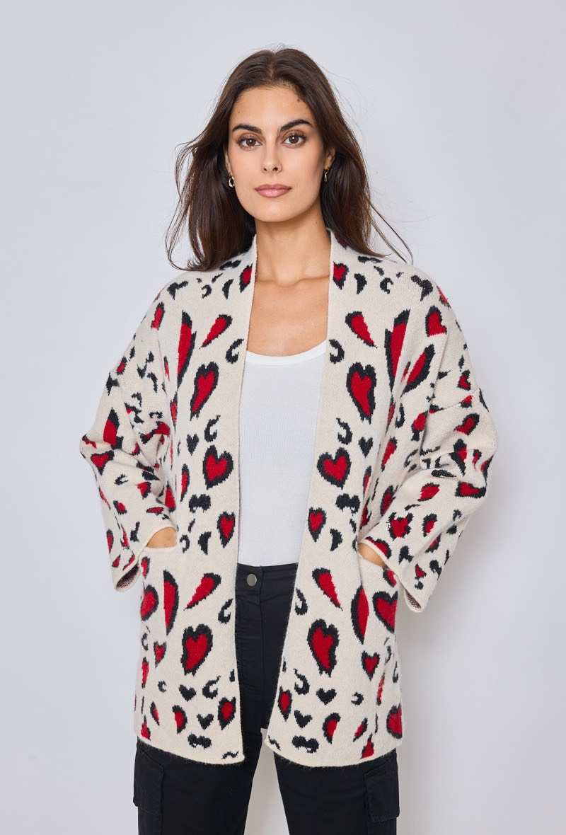 Wholesaler Orlinn - Hearts kimono