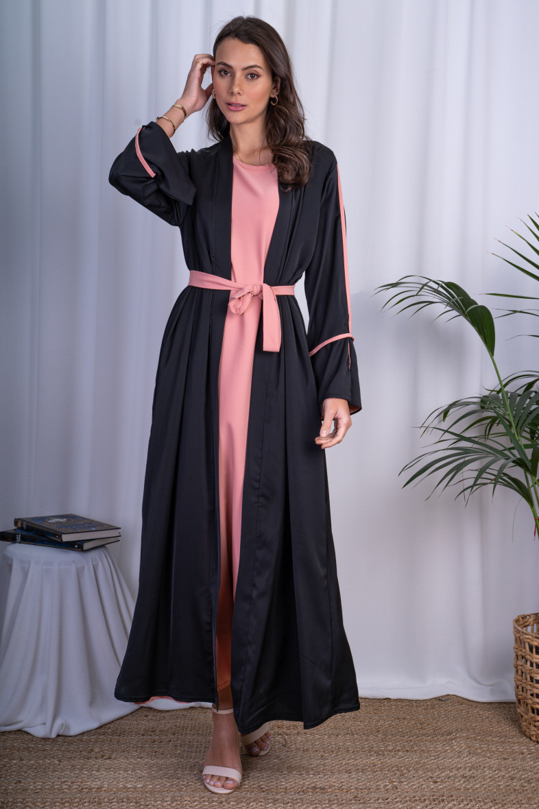 Großhändler Ornella Paris - Elegantes zweiteiliges Set aus Abaya-Kaftan