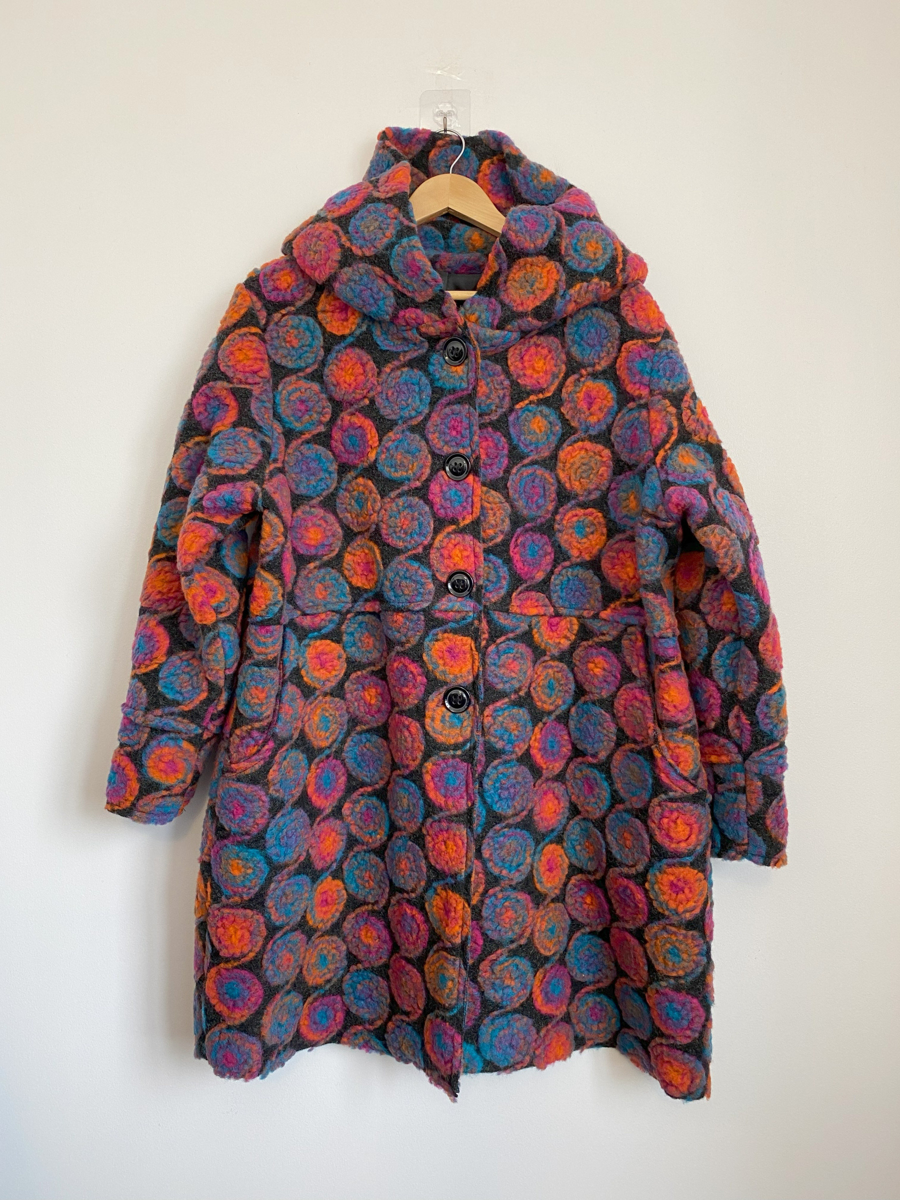 Großhändler Ornella Paris - Bestickter Wollmantel