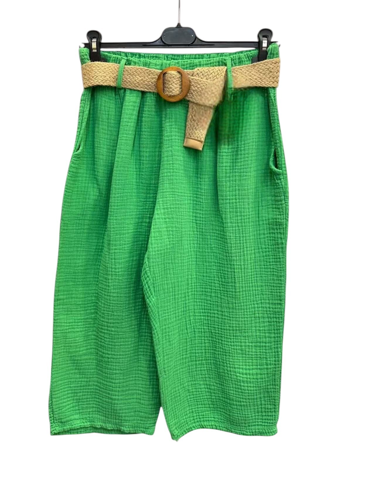 Großhändler Ornella Paris - Baumwoll-Gaze-Caprihose
