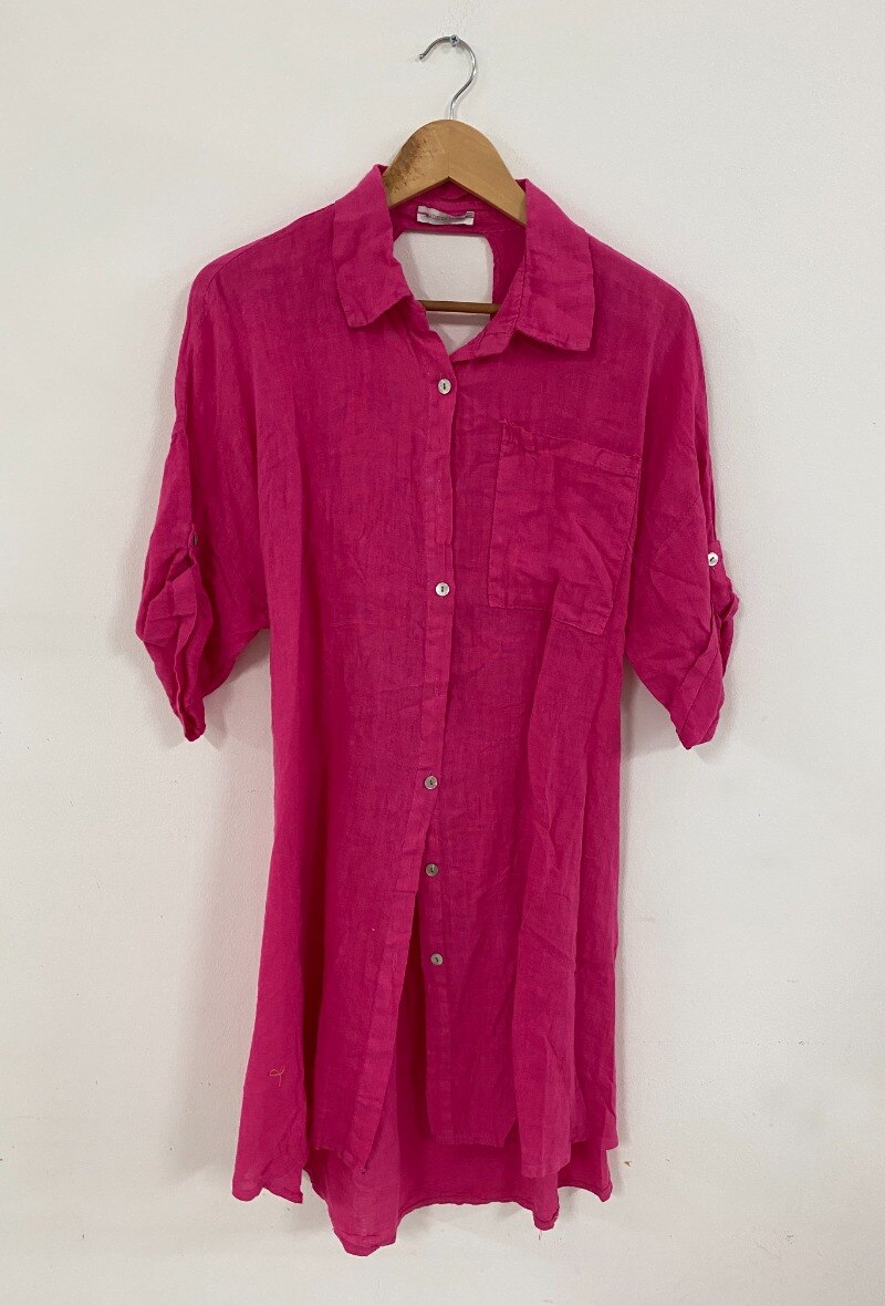 Grossiste Ornella Paris - Robe en lin