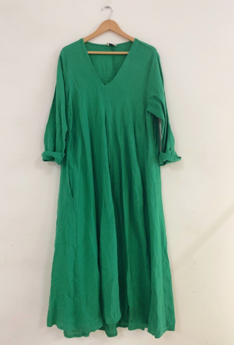 ornella paris linen dress Linen dress