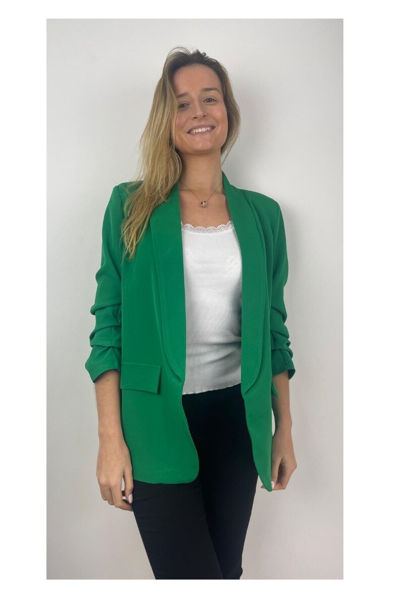 Grossiste OXXYZEN - Blazer manches froncées