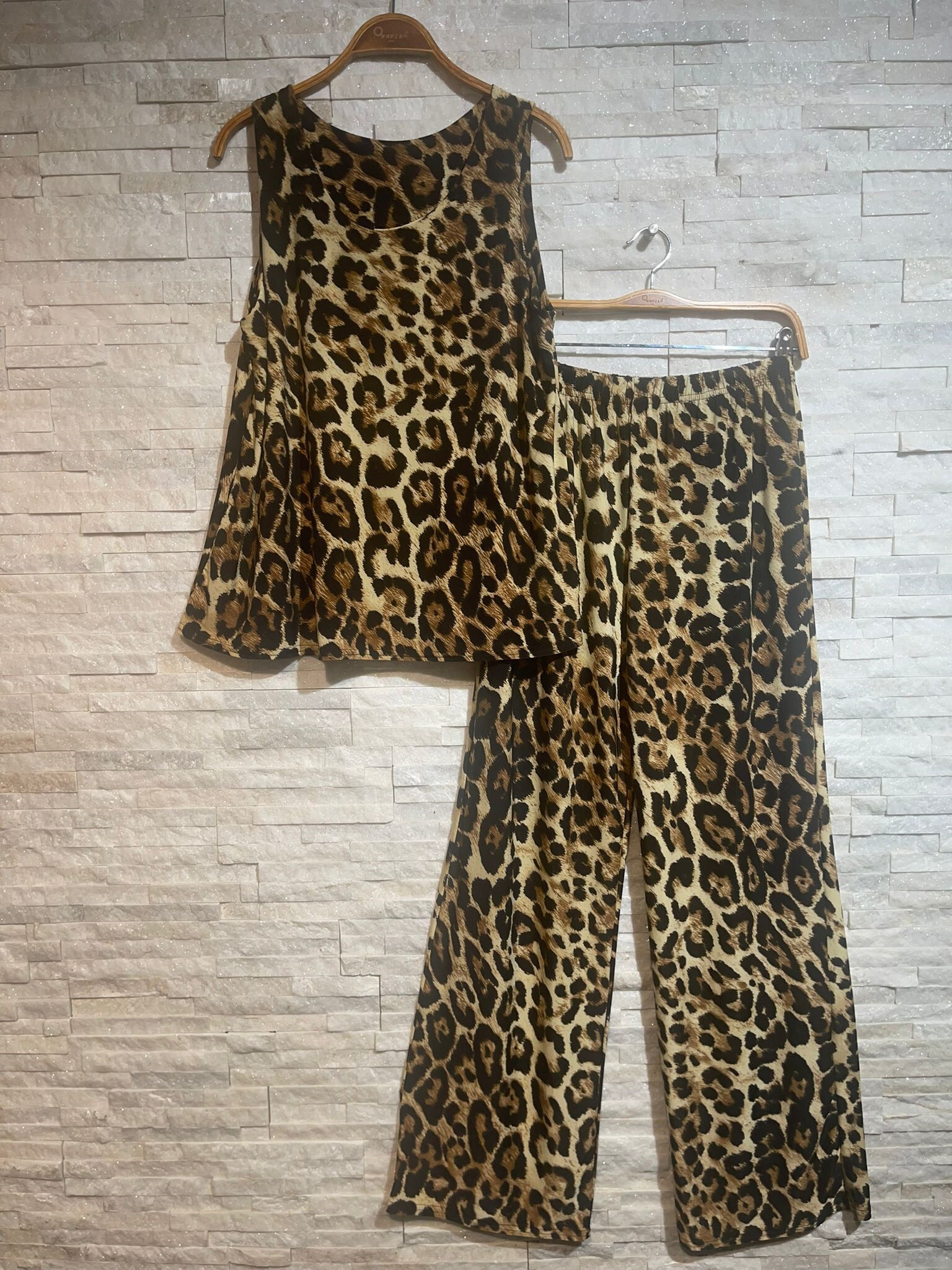 Wholesaler OXXYZEN - TOP & PRINTED PANTS SET