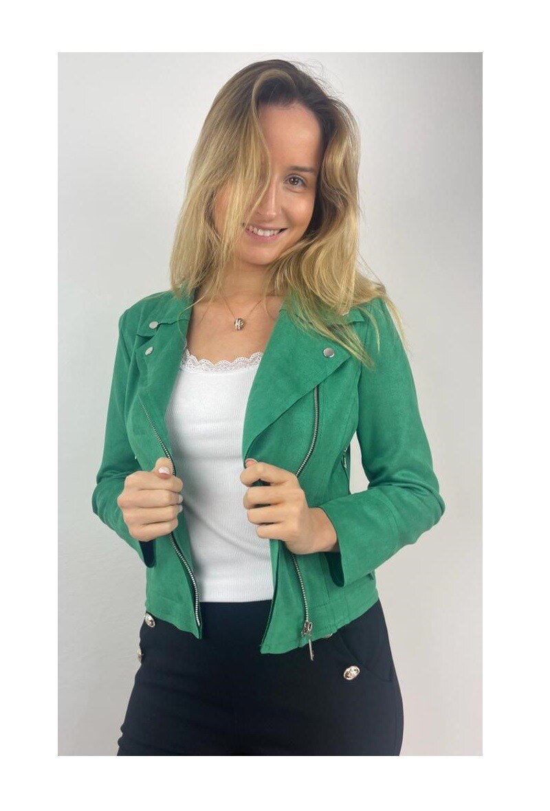 Grossiste OXXYZEN - Veste perfecto faux daim