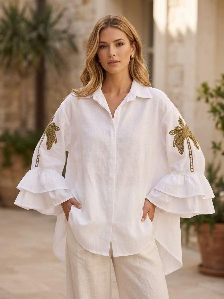 Wholesaler OZ - SHIRT WITH EMBROIDERY