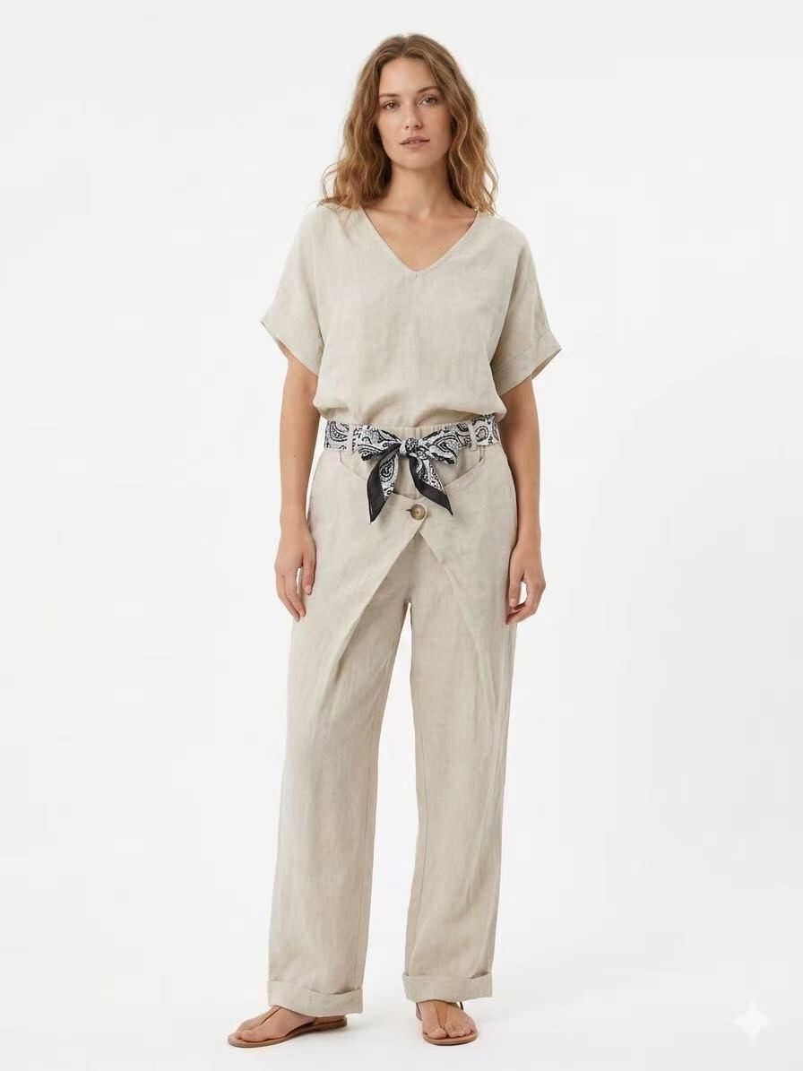 Mayorista OZ - PANTALÓN DE LINO PURO