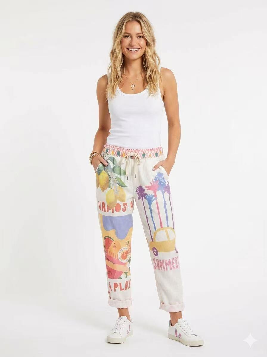 Wholesaler OZ - PRINTED TROUSERS