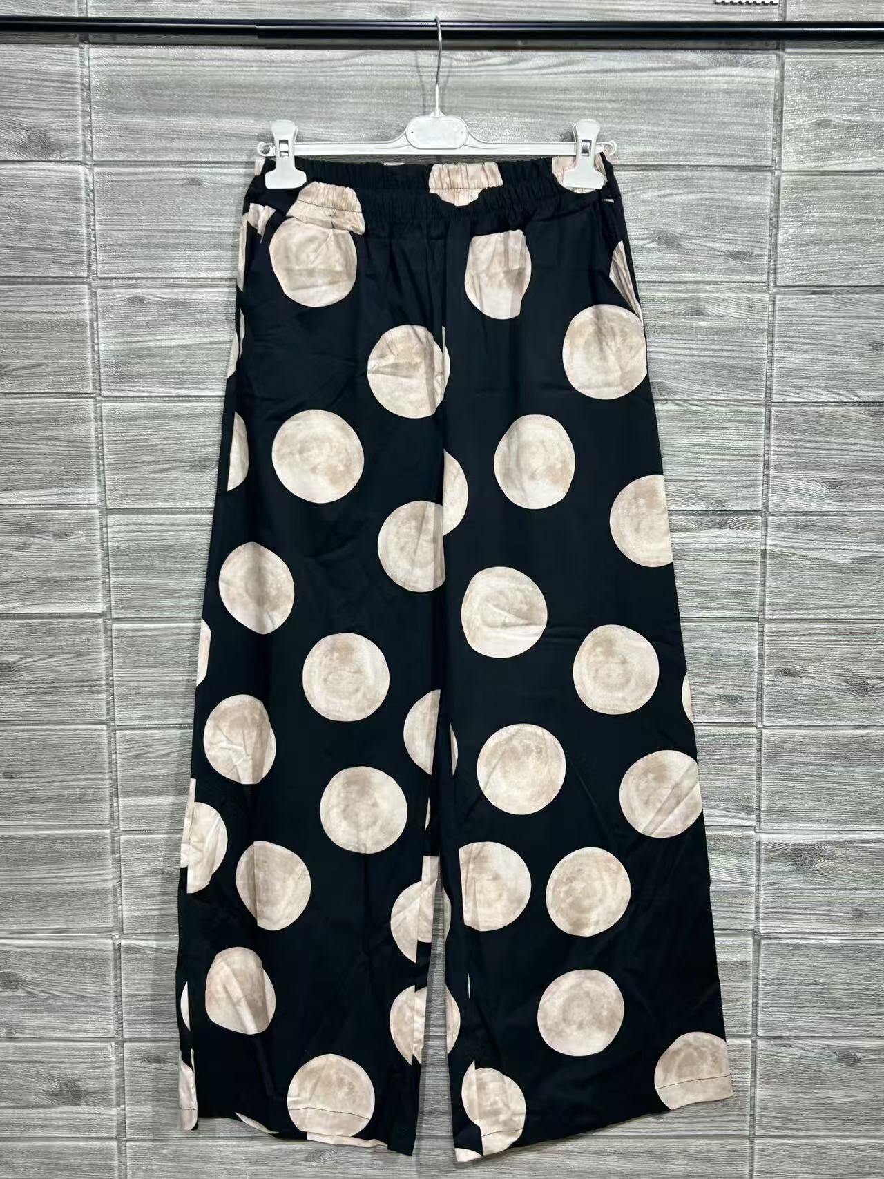 Grossista OZ - PANTALONE IN PURO COTONE STAMPATO