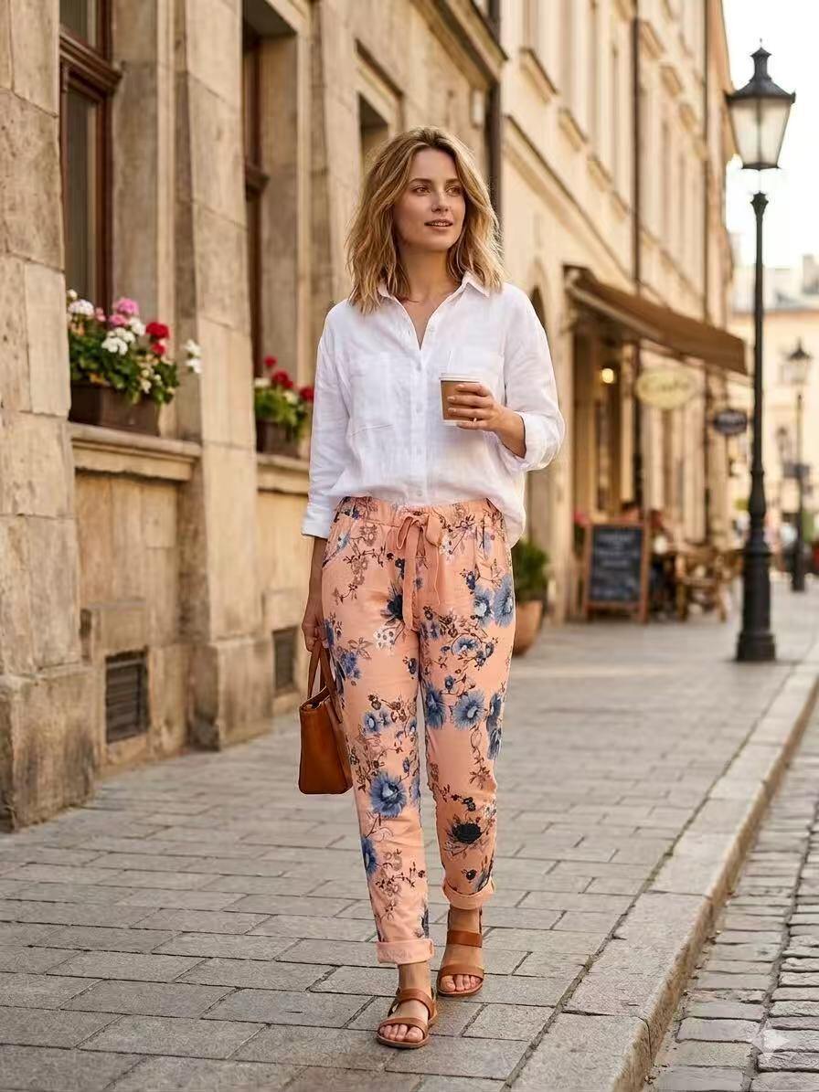 Grossista OZ - PANTALONE STAMPATO