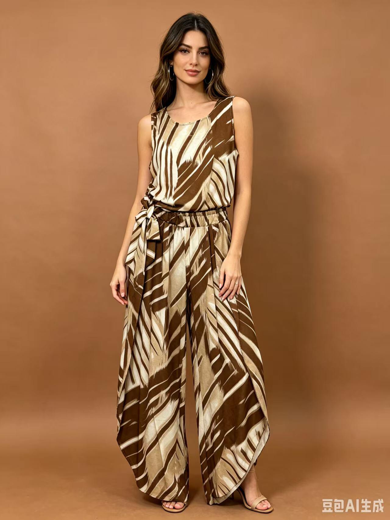 Grossiste OZ - PANTALON IMPRIMÉ EN VISCOSE