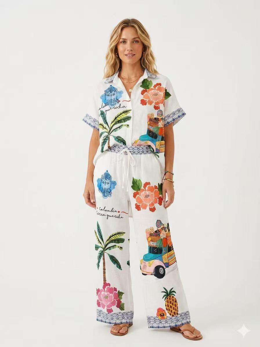Wholesaler OZ - PRINTED TROUSERS
