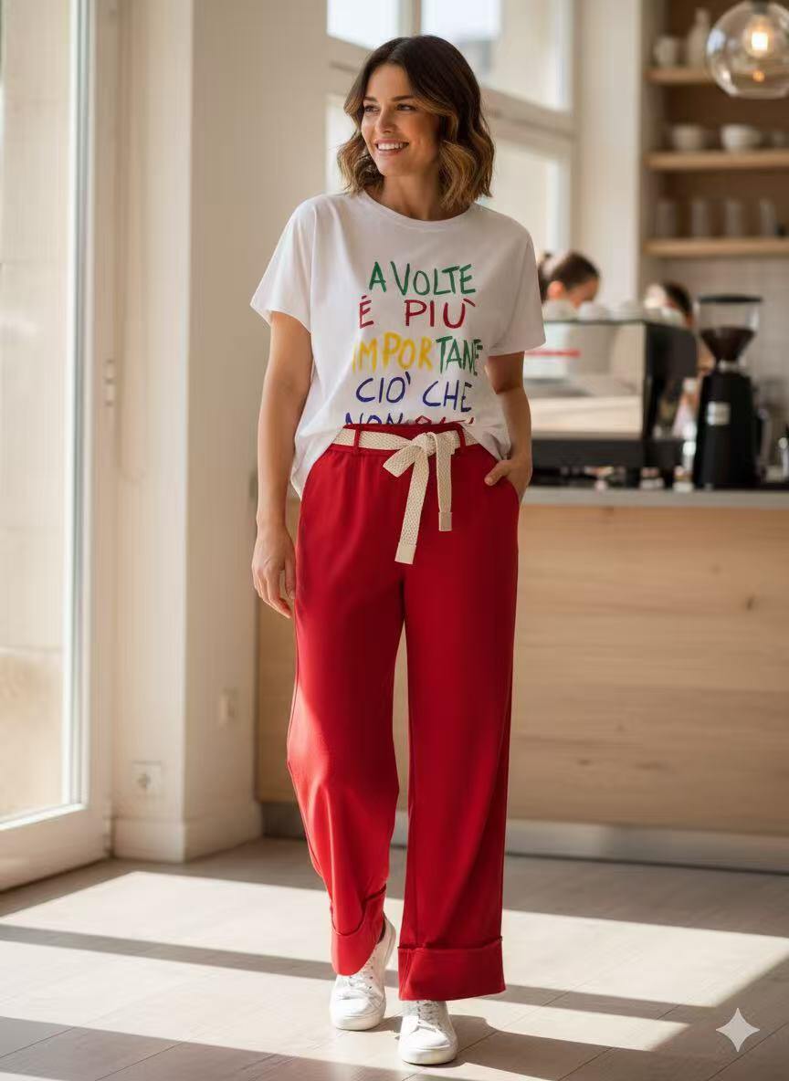 Grossiste OZ - T-SHIRT IMPRIMÉE AVEC INSCRIPTION