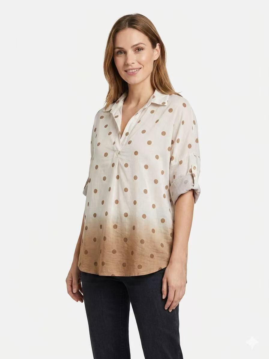 Wholesaler OZ - PRINTED KNIT WITH DOT
