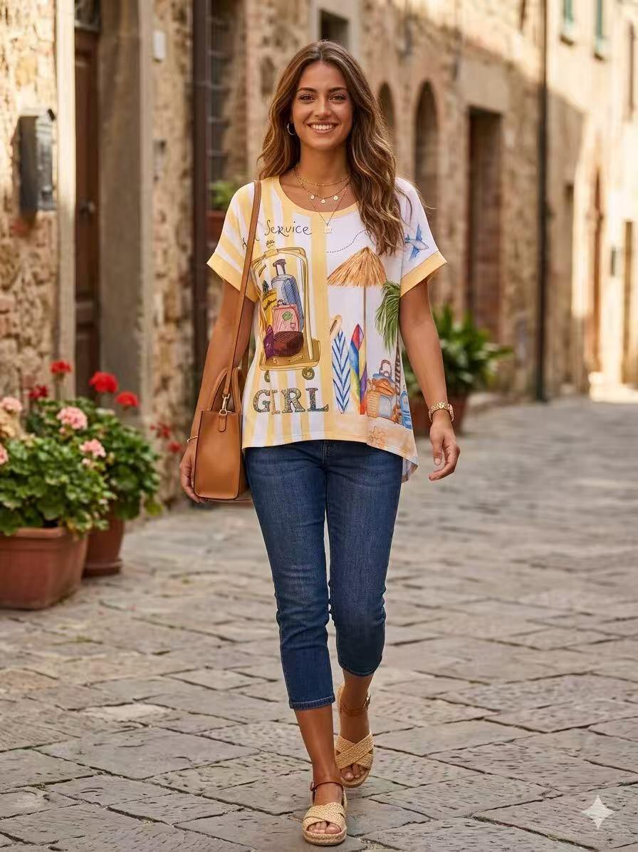 Wholesaler OZ - Printed T-shirt