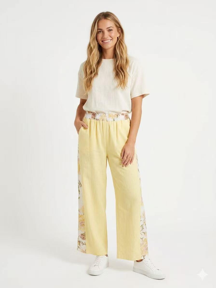 Wholesaler OZ - PANTS WITH SIDE PRINT