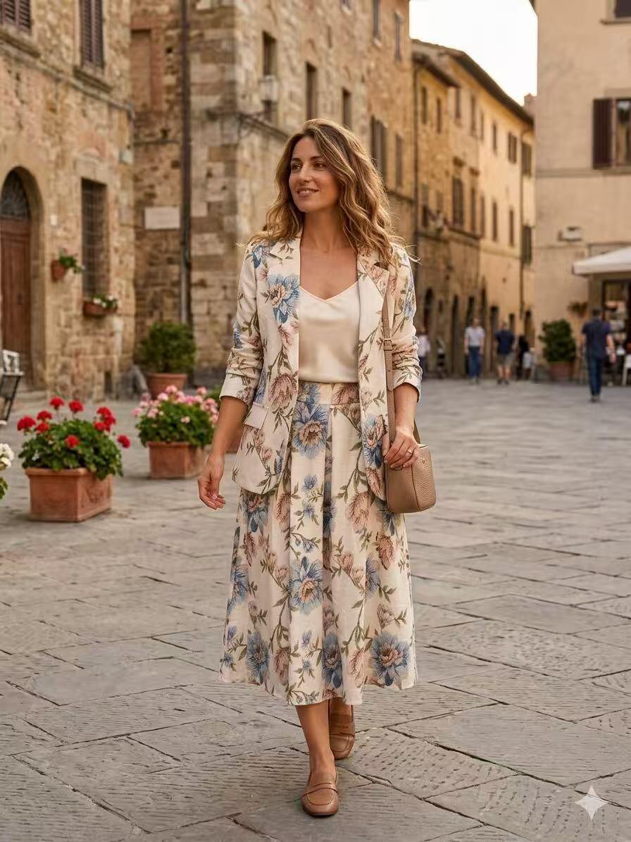 Wholesaler OZ - PRINTED BLAZER JACKET