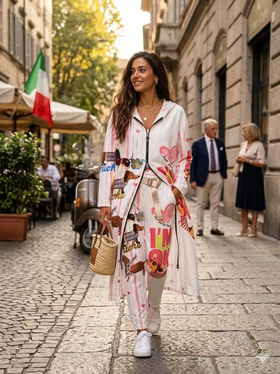 Wholesaler OZ - Printed long jacket