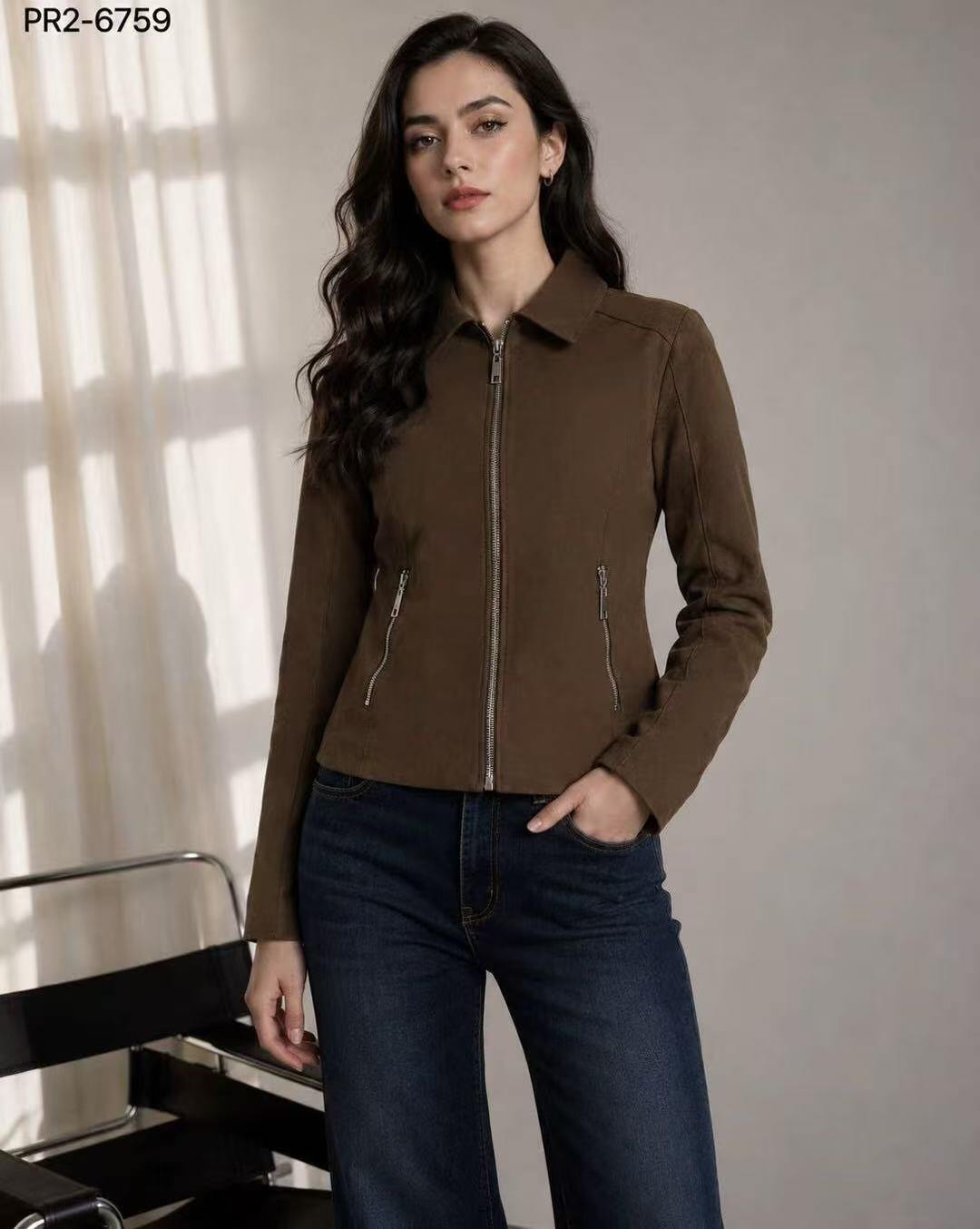 Wholesaler OZ - FAUX LEATHER JACKET