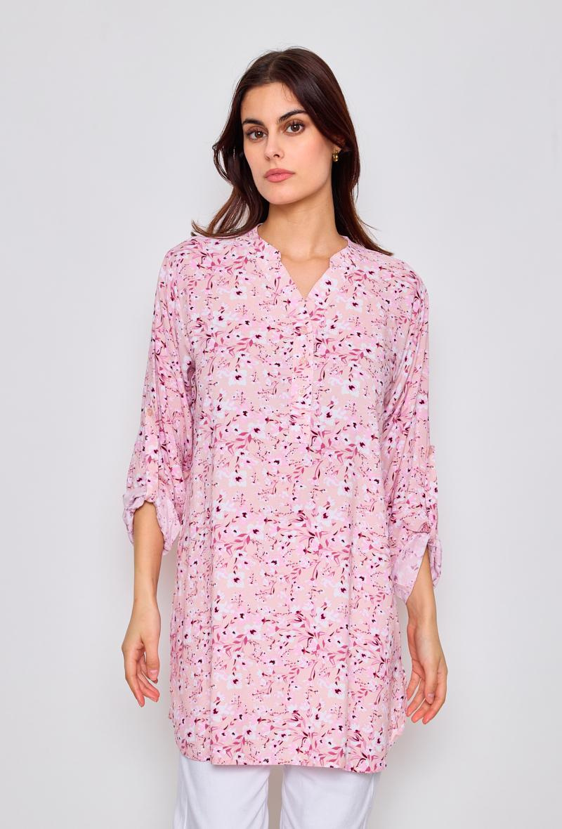 Grossiste PANEIGE PARIS - Chemise imprimée - Grande Taille