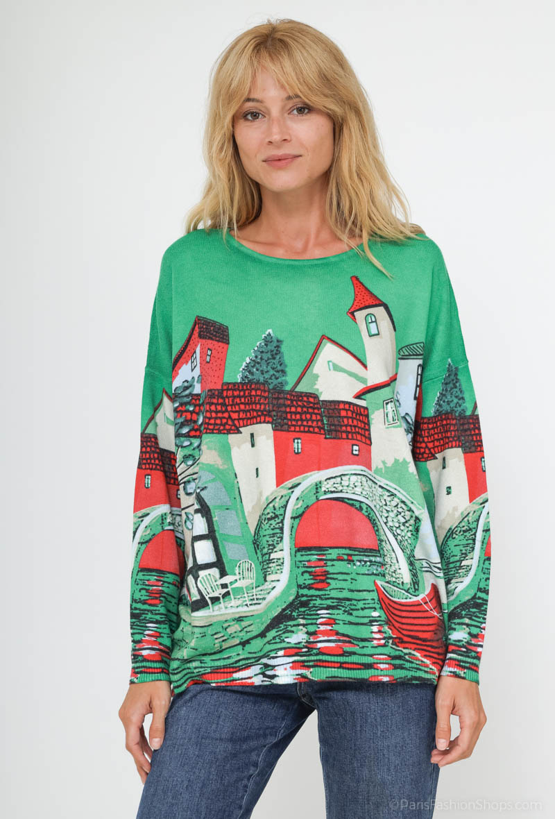 Wholesaler Papareil - printed sweater