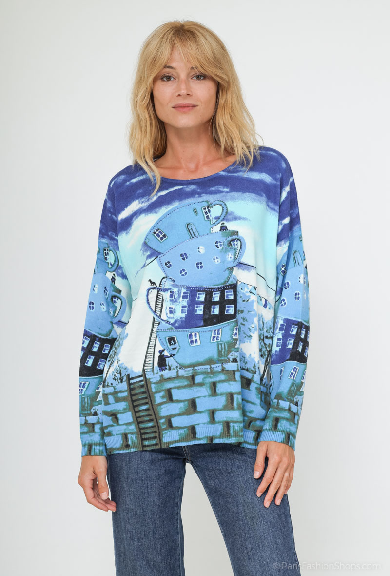 Wholesaler Papareil - printed sweater