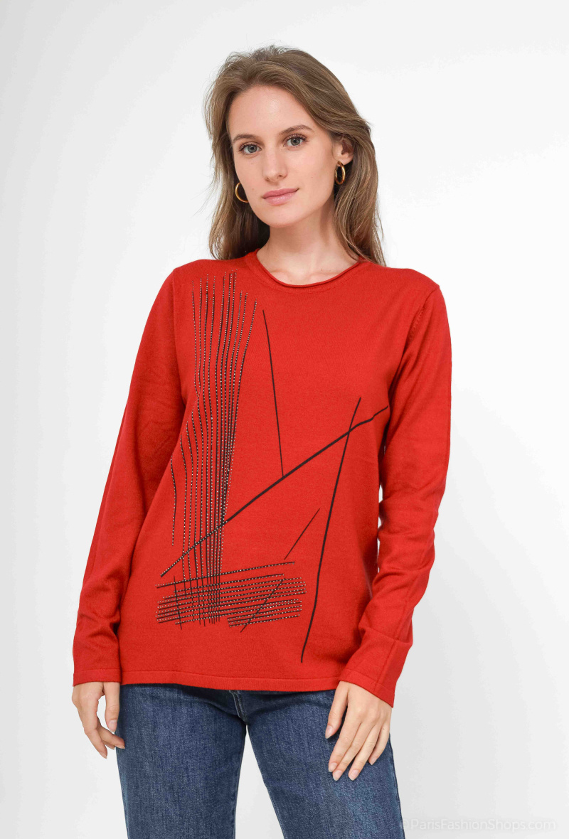 Wholesaler Papareil - women's rhinestone sweater