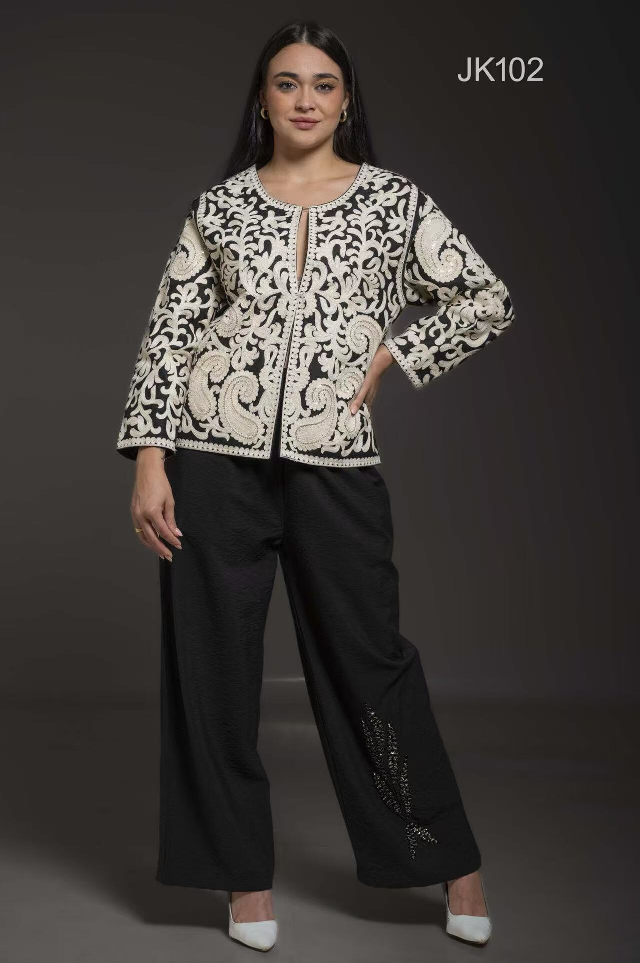 Wholesaler Papareil - Jacket with embroidery