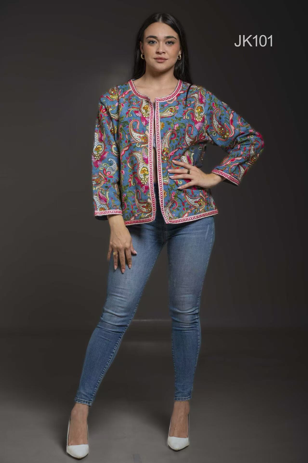 Wholesaler Papareil - Jacket with embroidery
