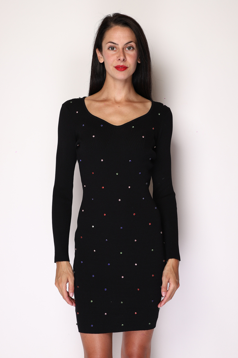 Wholesaler Paris et Moi - Dress with colored sequins