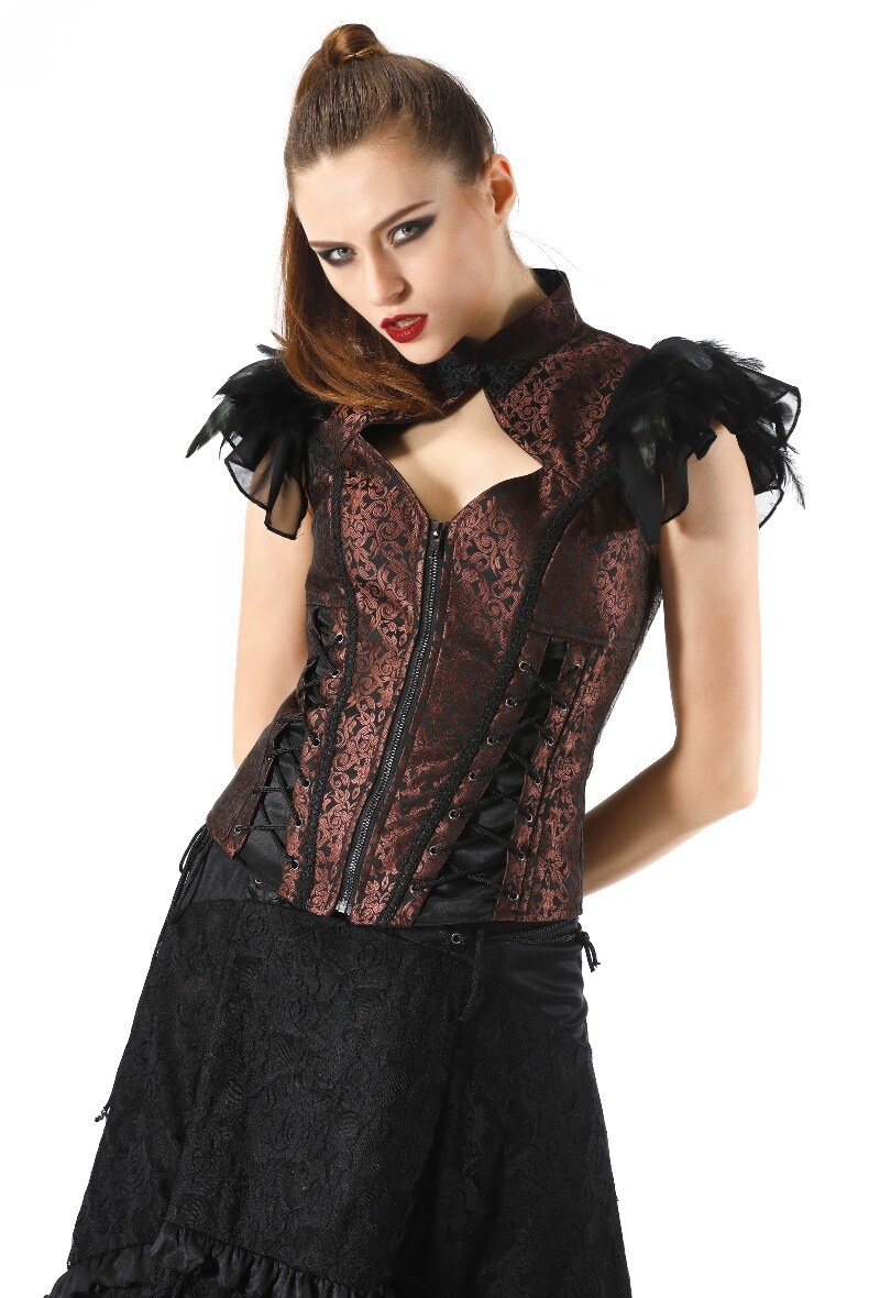 Grossiste Pentagramme - Steampunk gothic aristocrat bustier