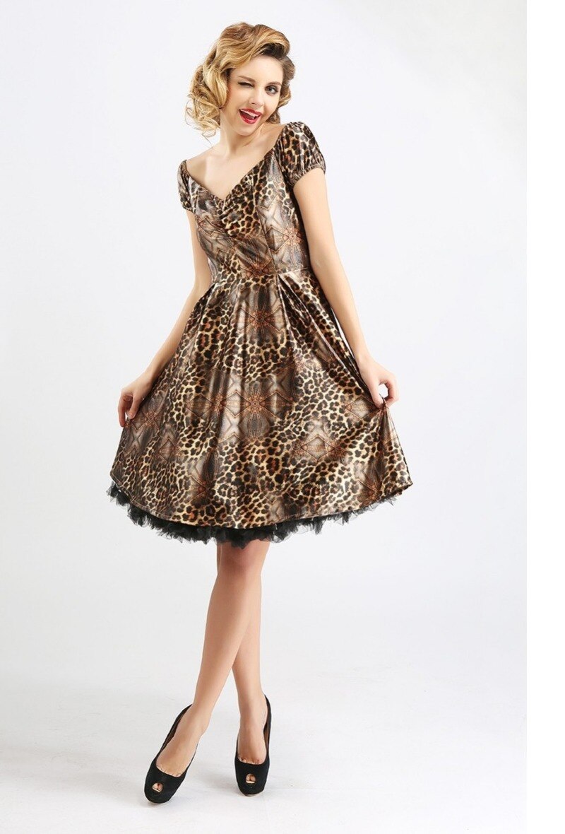 ROBE PIN UP 50 S ROCKABILLY Pentagramme Paris Fashion Shops