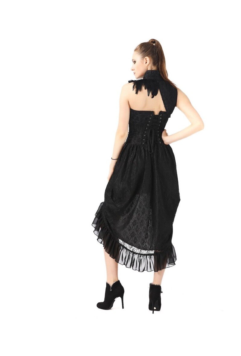 GOTHIC CABARET STYLE DRESS