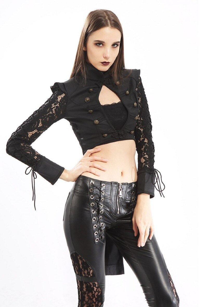 Großhändler Pentagramme - STEAMPUNK JACKE FÜR FRAUEN