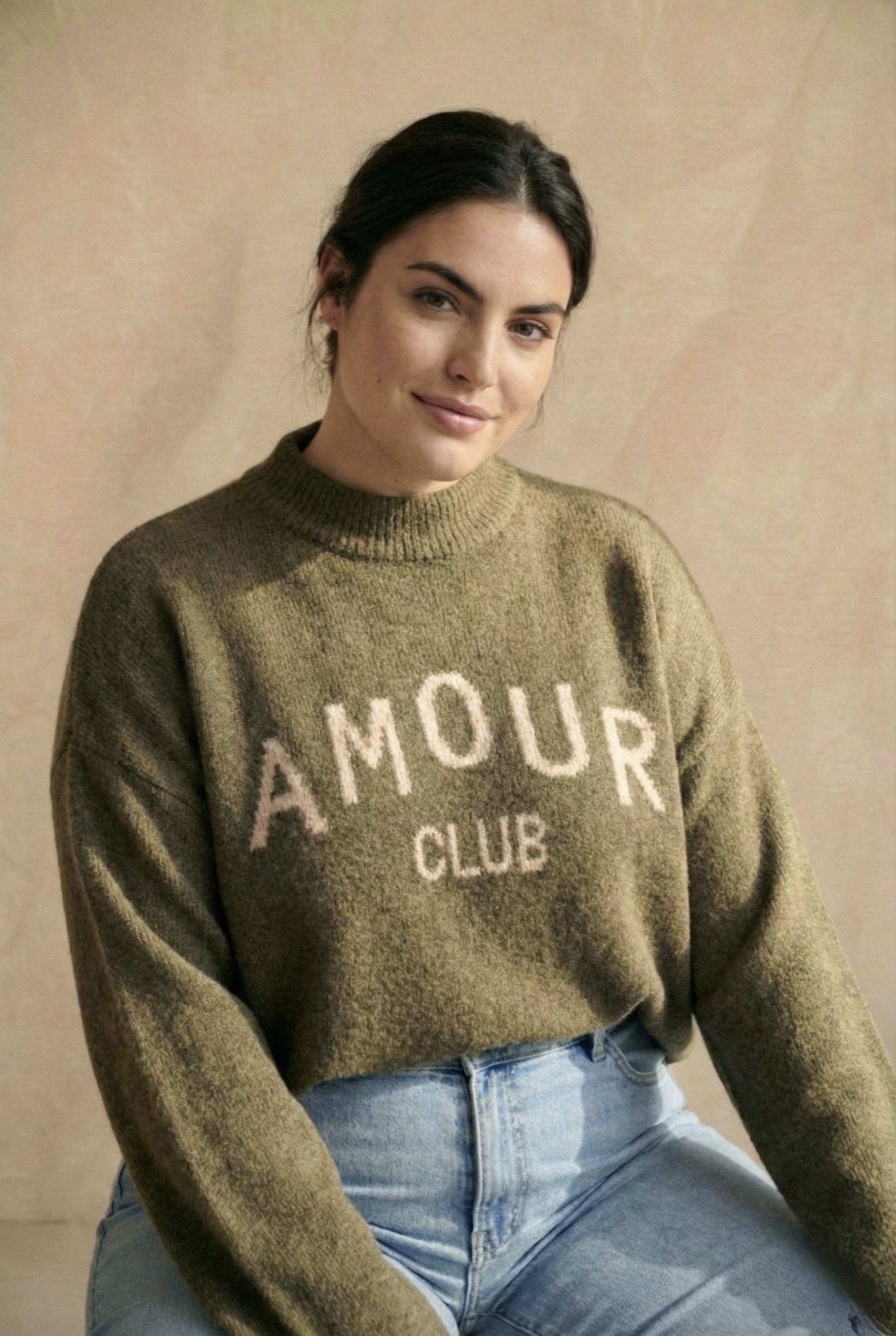 Grossiste Pépouz' Paris Curve - GRANDE TAILLE Pull Amour Club