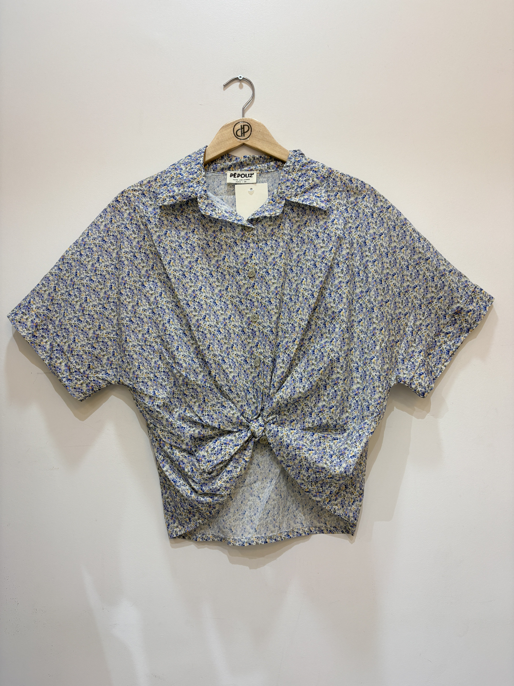 Grossiste Pépouz' Paris - Chemise manches courtes coton imprimé liberty