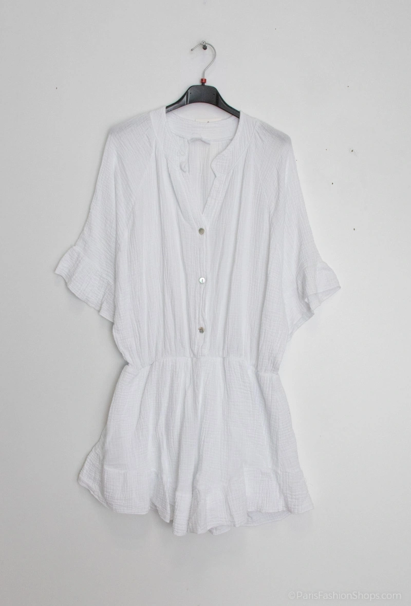 Wholesaler Pépouz' Paris - Combishort 100% cotton PR2516